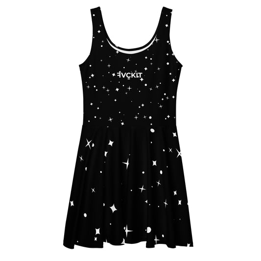 Cozmic Blvck Skater Dress